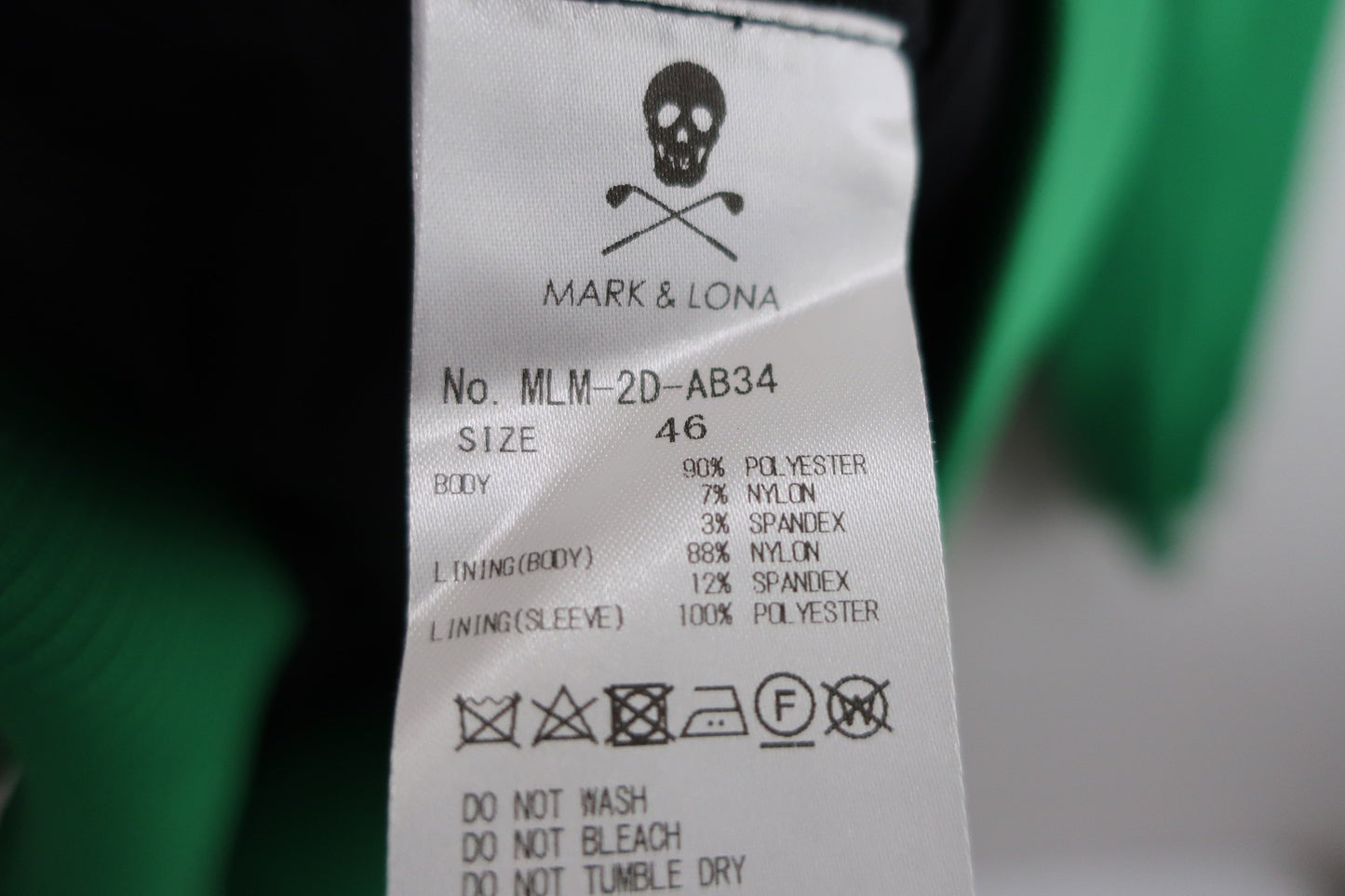 MARK&LONA(マークアンドロナ) ニットスニード 緑 メンズ 46 MLM-2D-AB34 A-9