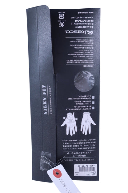 Kasco(キャスコ) ゴルフグローブ SILKY FIT 黒 メンズ 22cm GF-17251 N-4