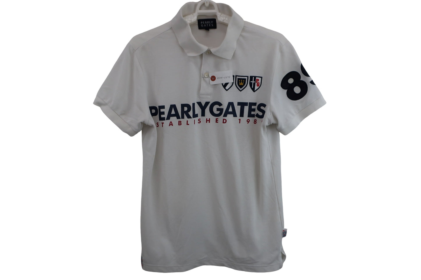PEARLY GATES(パーリーゲイツ) ポロシャツ 白 メンズ 4 053-260702 B-1