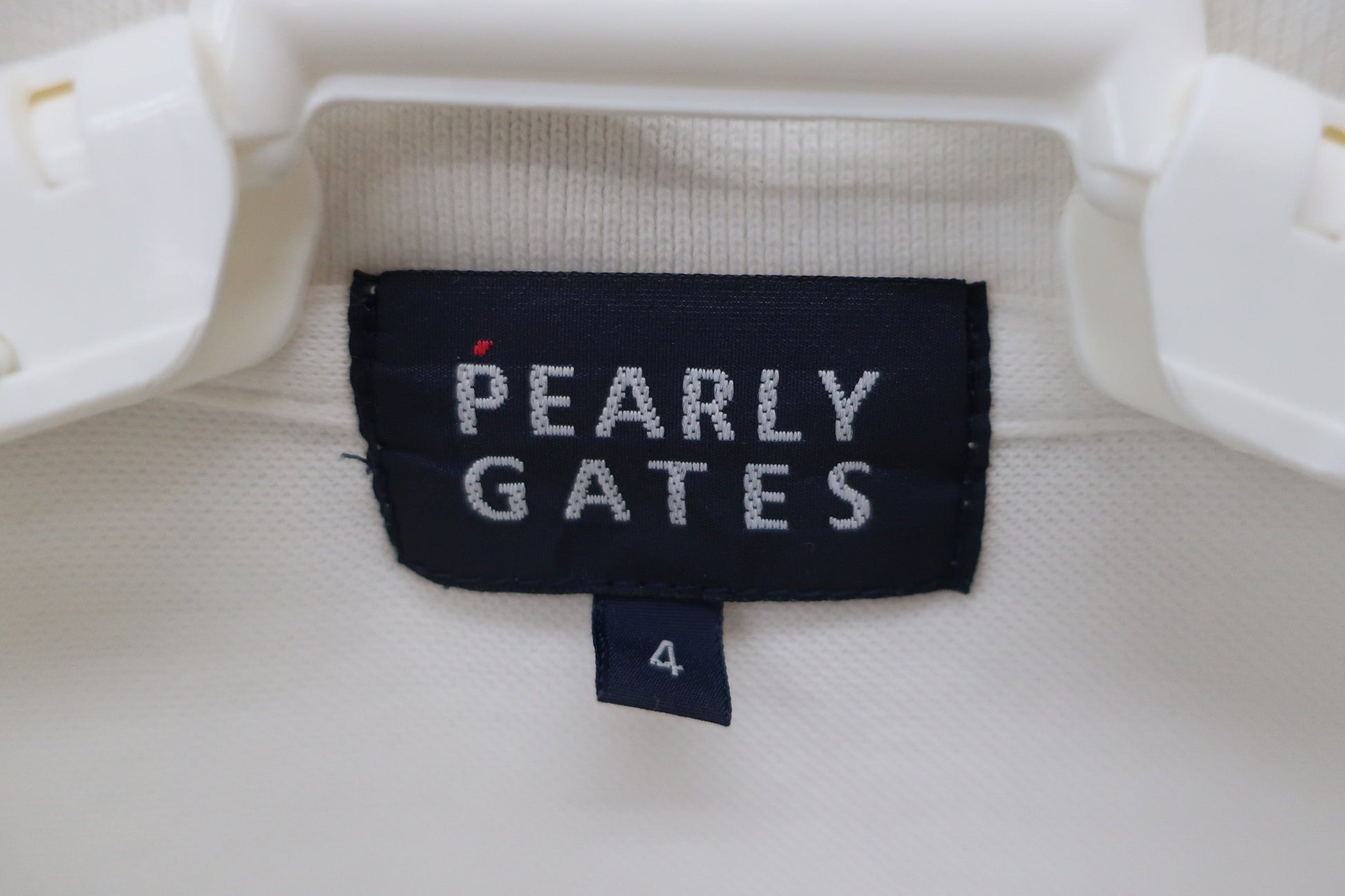 PEARLY GATES(パーリーゲイツ) ポロシャツ 白 メンズ 4 053-260702 B-4