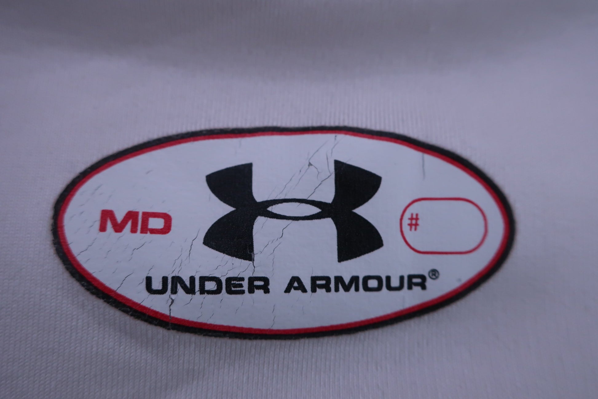 UNDER ARMOUR(アンダーアーマー) ハイネックシャツ 白 メンズ MD B-6