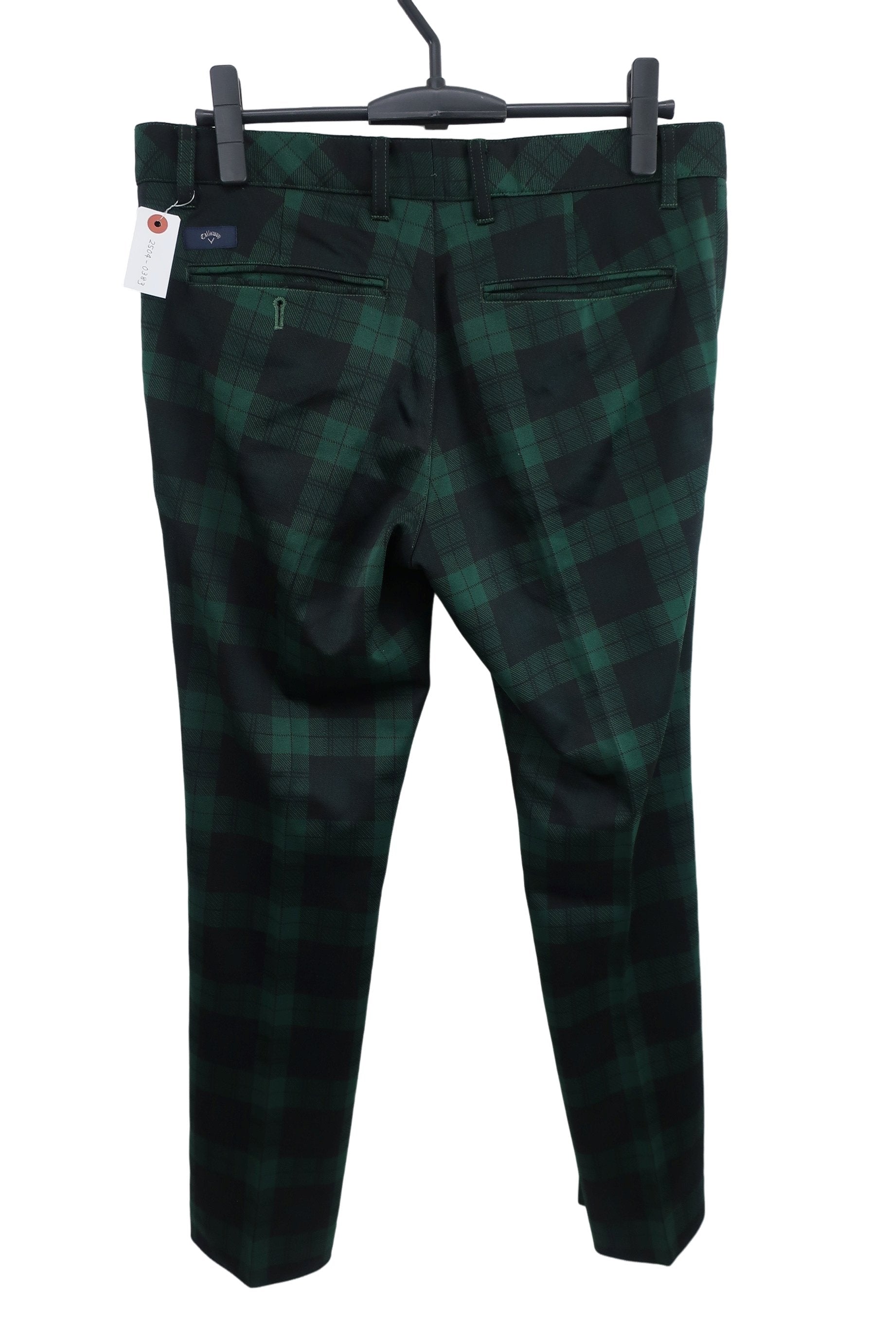 Callaway(キャロウェイ) パンツ 緑チェック メンズ M 241-5220711 A-4