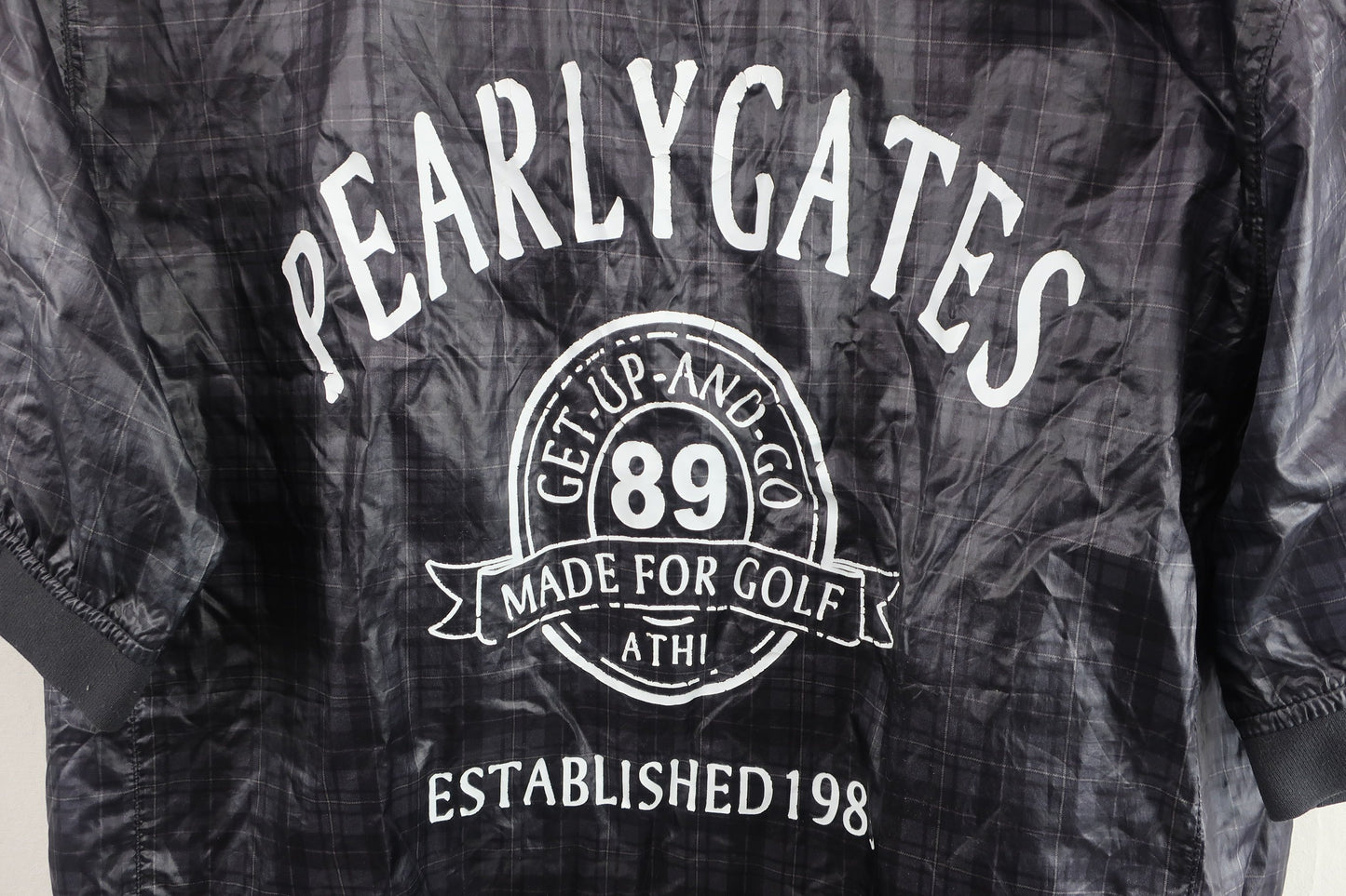 PEARLY GATES(パーリーゲイツ) 半袖スニード 黒 メンズ 4 053-121308 B-2