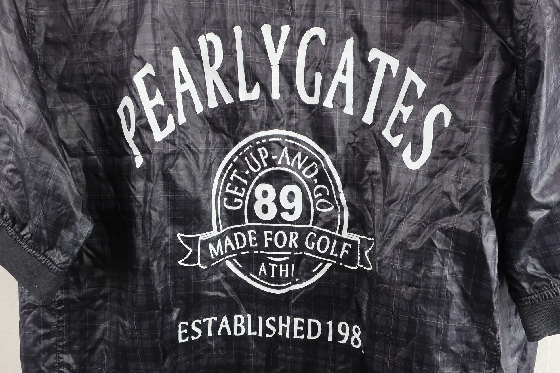 PEARLY GATES(パーリーゲイツ) 半袖スニード 黒 メンズ 4 053-121308 B-2