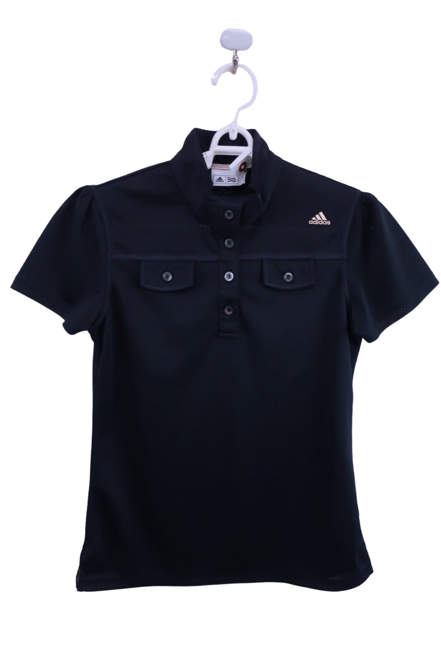 adidas(アディダス) ポロシャツ 黒 レディース S A-2
