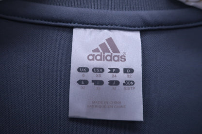 adidas(アディダス) ポロシャツ グレー黒 レディース M A-3