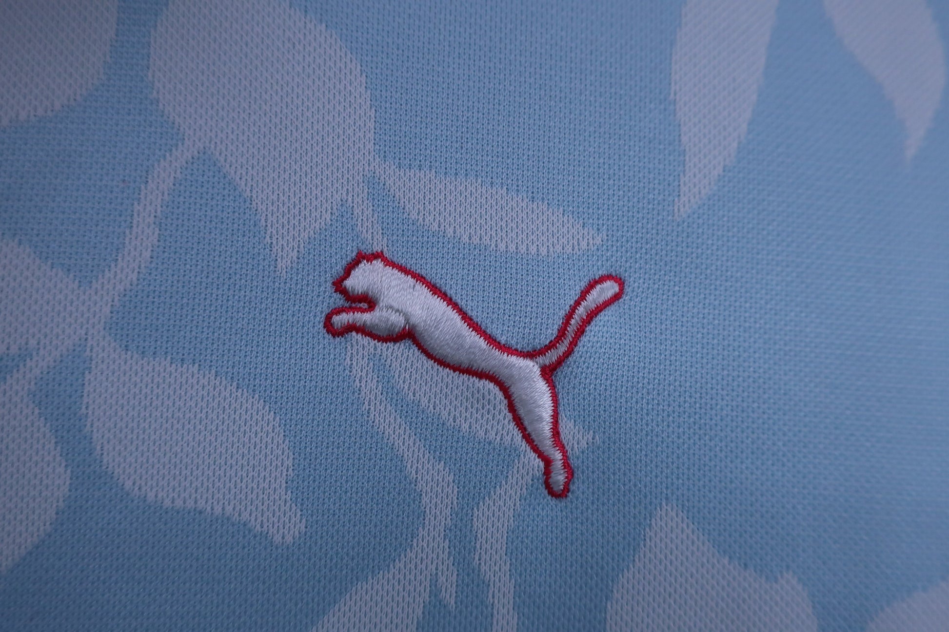 PUMA GOLF(プーマゴルフ) ポロシャツ 水色白 レディース S A-2
