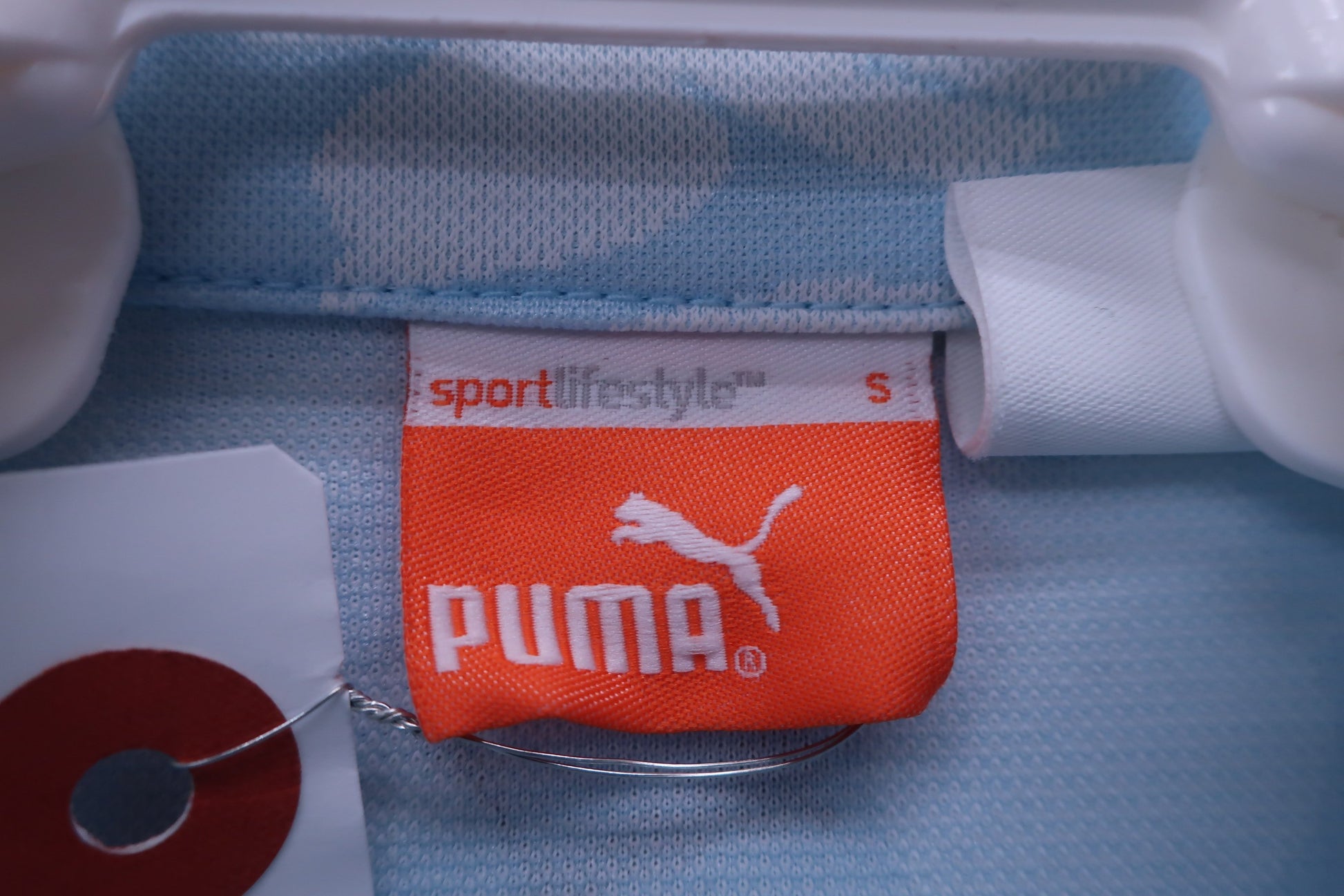 PUMA GOLF(プーマゴルフ) ポロシャツ 水色白 レディース S A-3