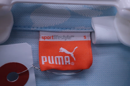 PUMA GOLF(プーマゴルフ) ポロシャツ 水色白 レディース S A-3