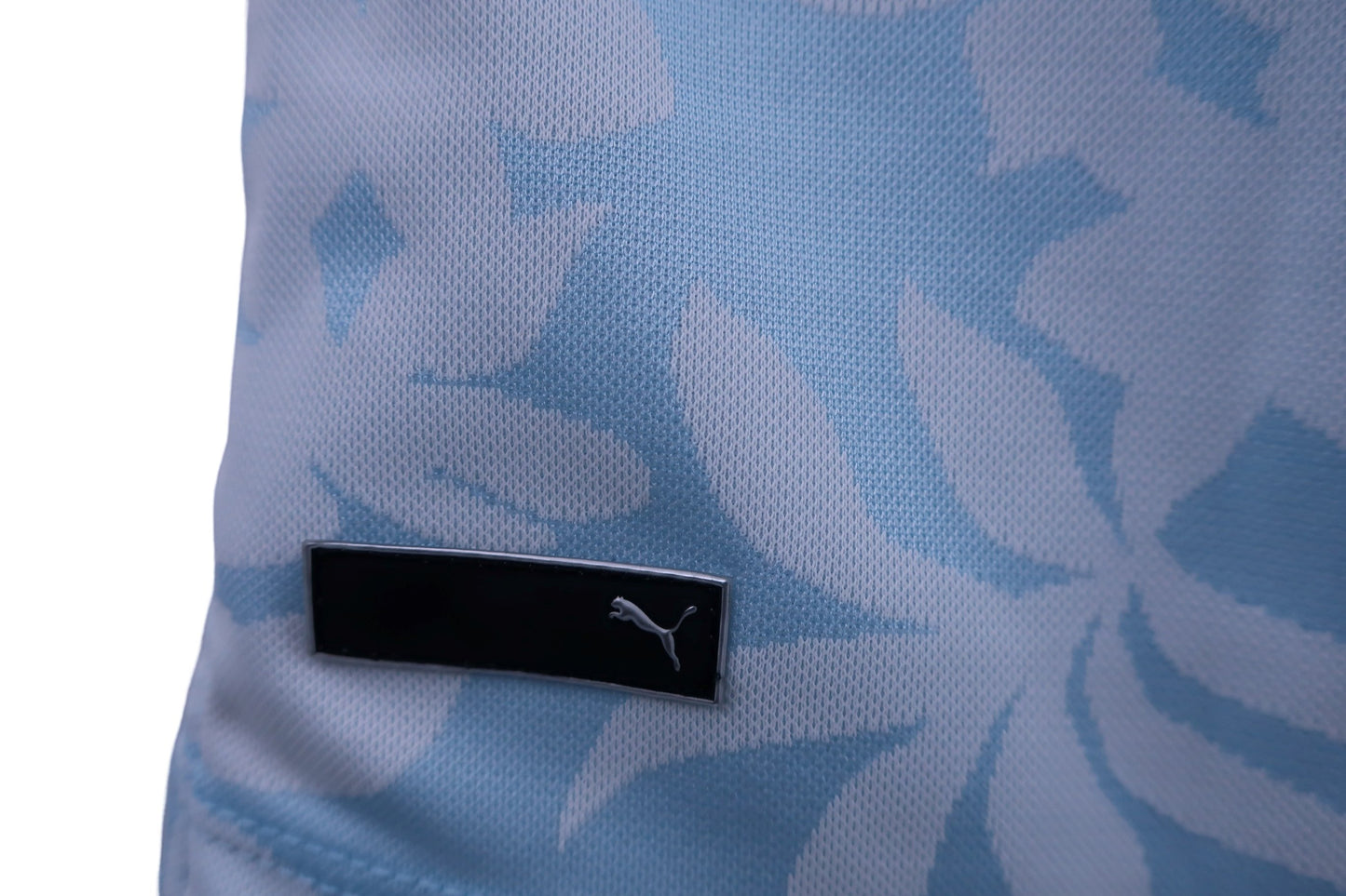 PUMA GOLF(プーマゴルフ) ポロシャツ 水色白 レディース S A-7