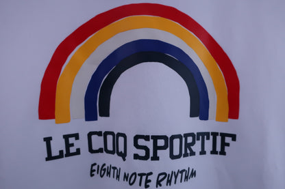 le coq sportif(ルコックスポルティフ) 半袖モックネックシャツ 白 レディース S A-2