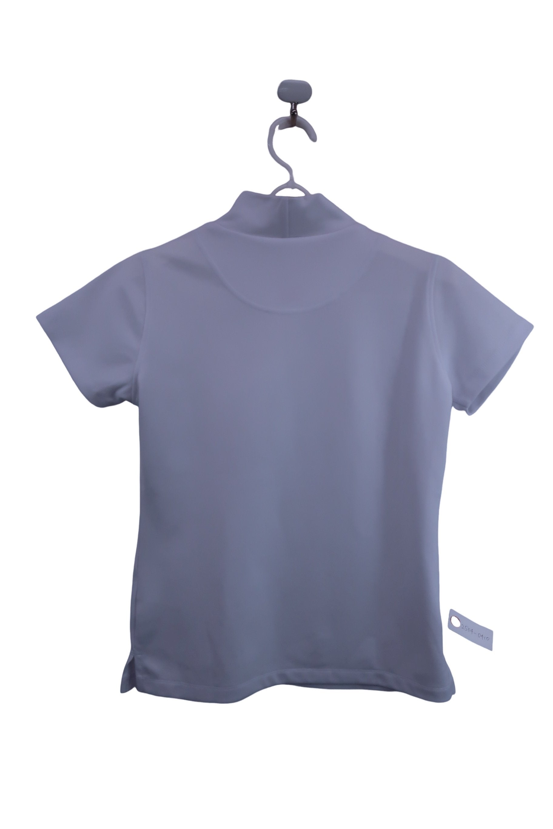 le coq sportif(ルコックスポルティフ) 半袖モックネックシャツ 白 レディース S A-6