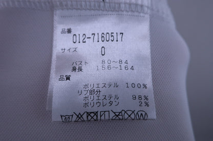 New Balance golf(ニューバランスゴルフ) ポロシャツ 白 レディース 0 012-7160517 A-8