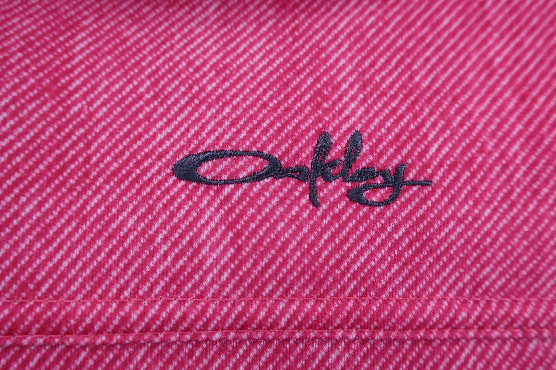 OAKLEY(オークリー) 長袖ポロシャツ ピンク レディース S A-5