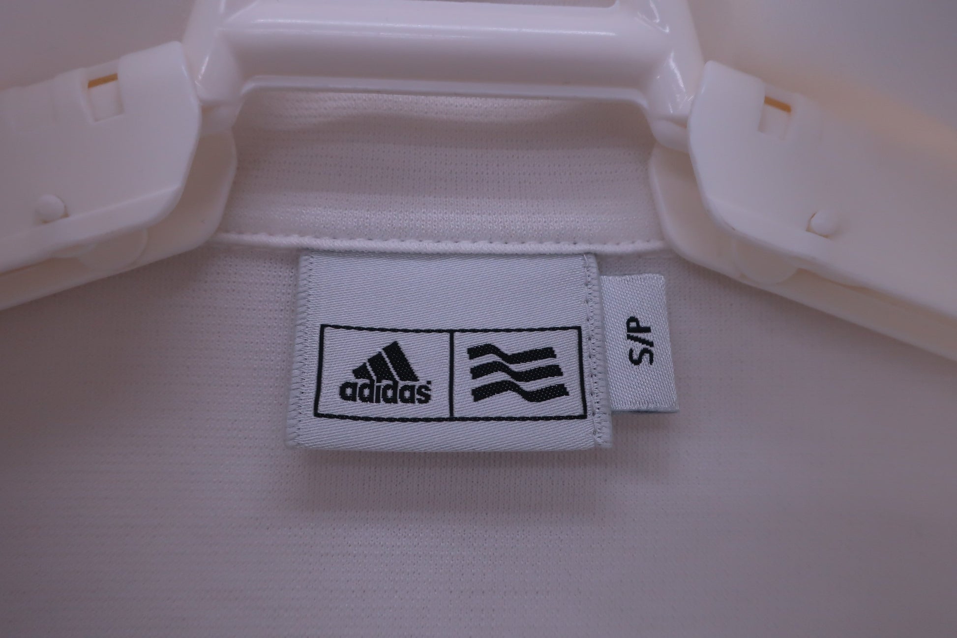 adidas(アディダス) 長袖ハーフジップシャツ 白緑ネイビー レディース S A-6