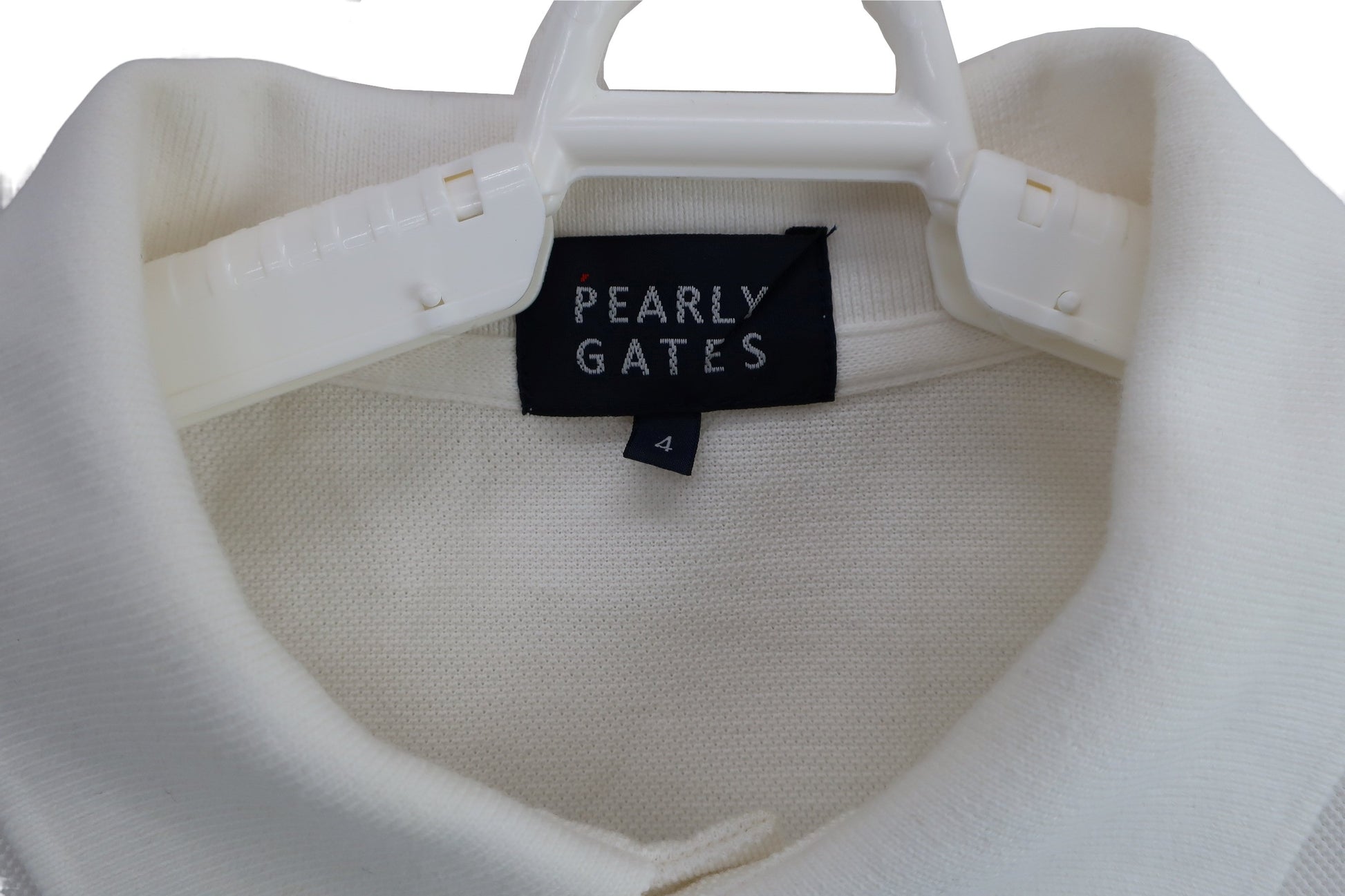 PEARLY GATES(パーリーゲイツ) ポロシャツ 白 メンズ 4 053-0160423 B-5