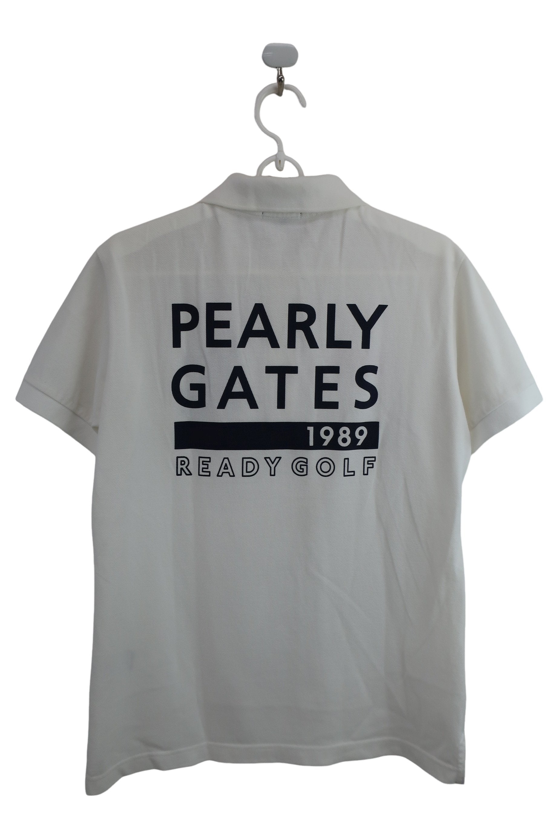PEARLY GATES(パーリーゲイツ) ポロシャツ 白 メンズ 4 053-0160423 B-7