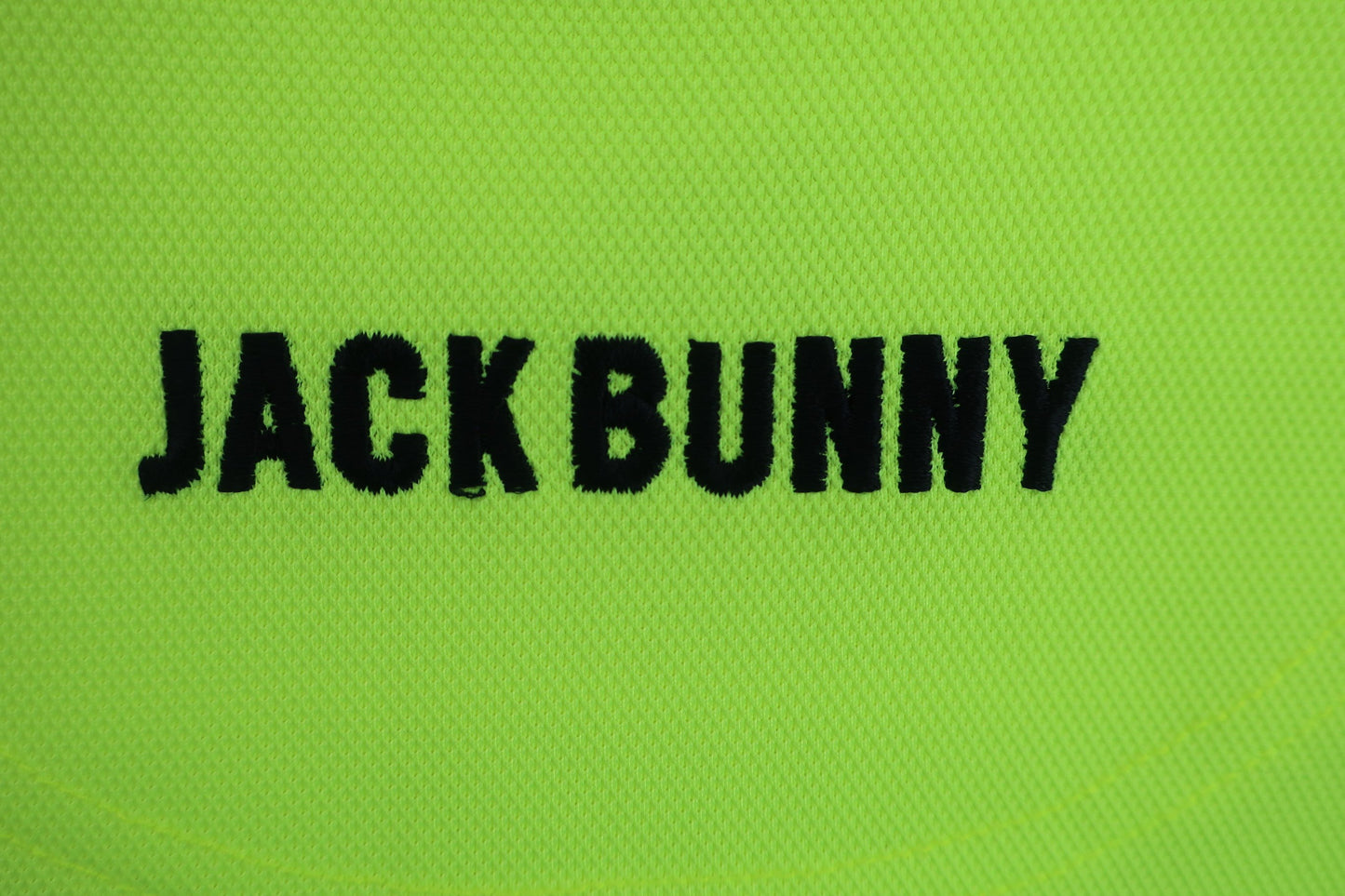 Jack Bunny(ジャックバニー) ポロシャツ 蛍光イエロー メンズ 4 262-0260669 A-5
