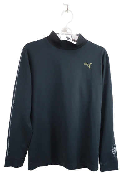 PUMA GOLF(プーマゴルフ) ハイネックシャツ 黒 メンズ M A-1