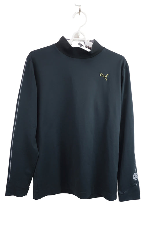 PUMA GOLF(プーマゴルフ) ハイネックシャツ 黒 メンズ M A-1