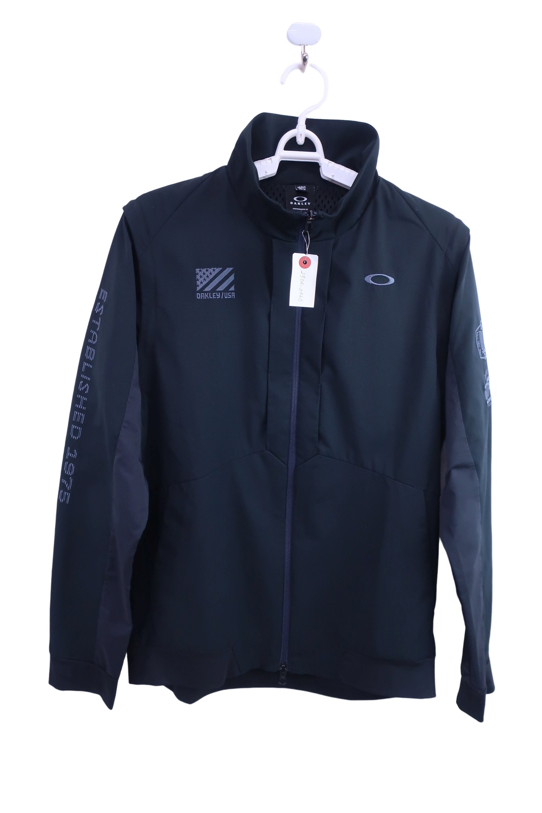 OAKLEY(オークリー) フルジップジャケット 黒 メンズ M A-1