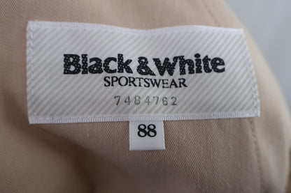 Black & White(ブラック&ホワイト) パンツ 白ベージュチェック メンズ 88 A-8