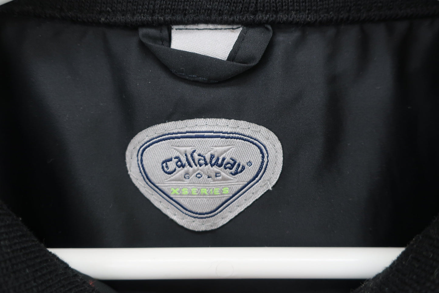 Callaway(キャロウェイ) ハーフジップスニード 黒 メンズ L B-3