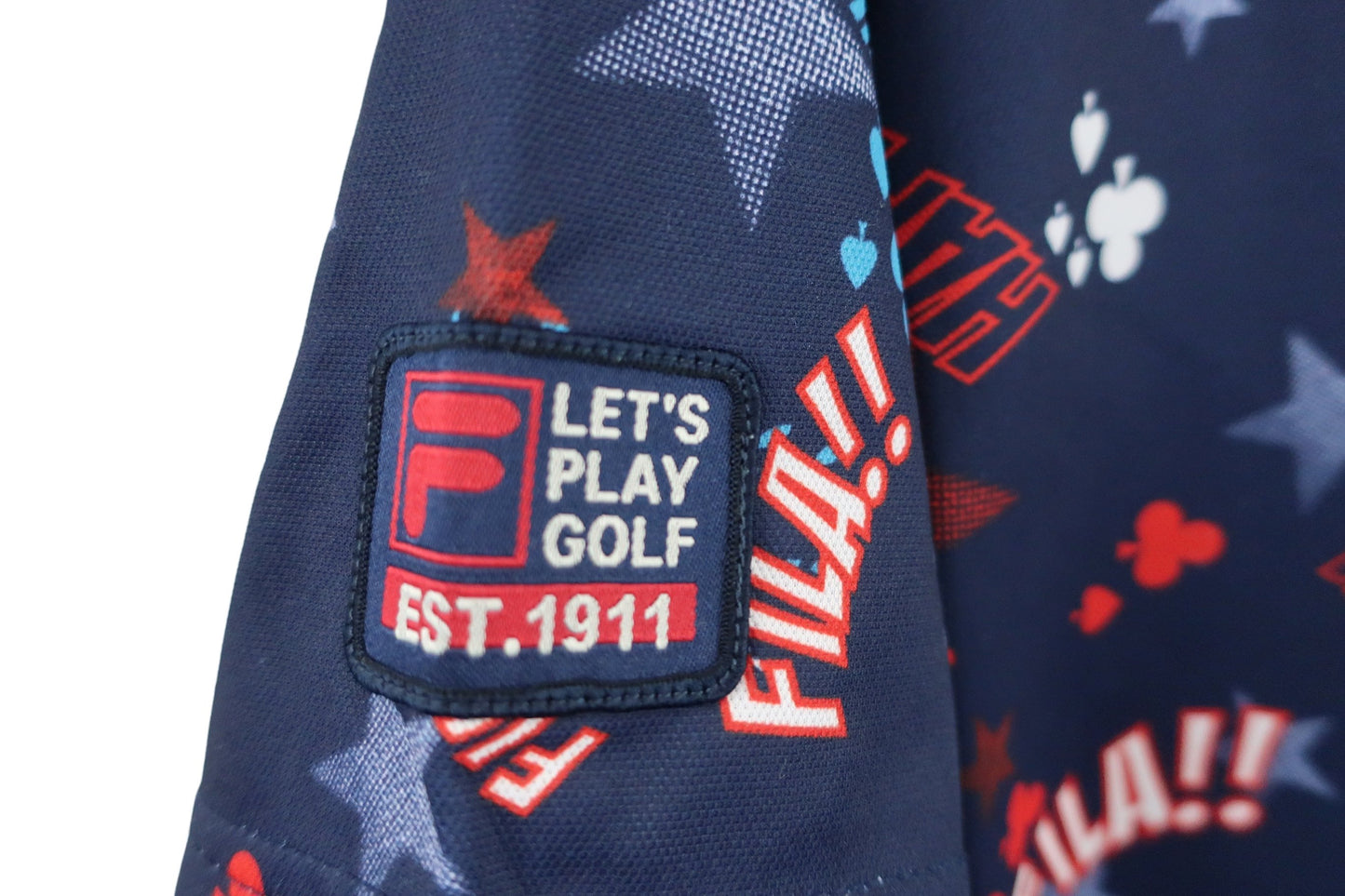 FILA GOLF(フィラゴルフ) ポロシャツ ネイビー メンズ L A-3