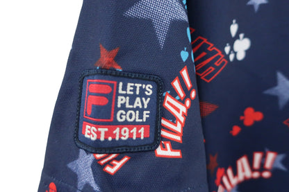 FILA GOLF(フィラゴルフ) ポロシャツ ネイビー メンズ L A-3