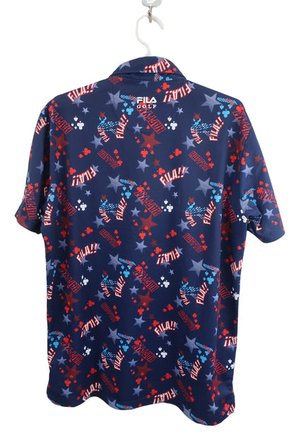 FILA GOLF(フィラゴルフ) ポロシャツ ネイビー メンズ L A-7