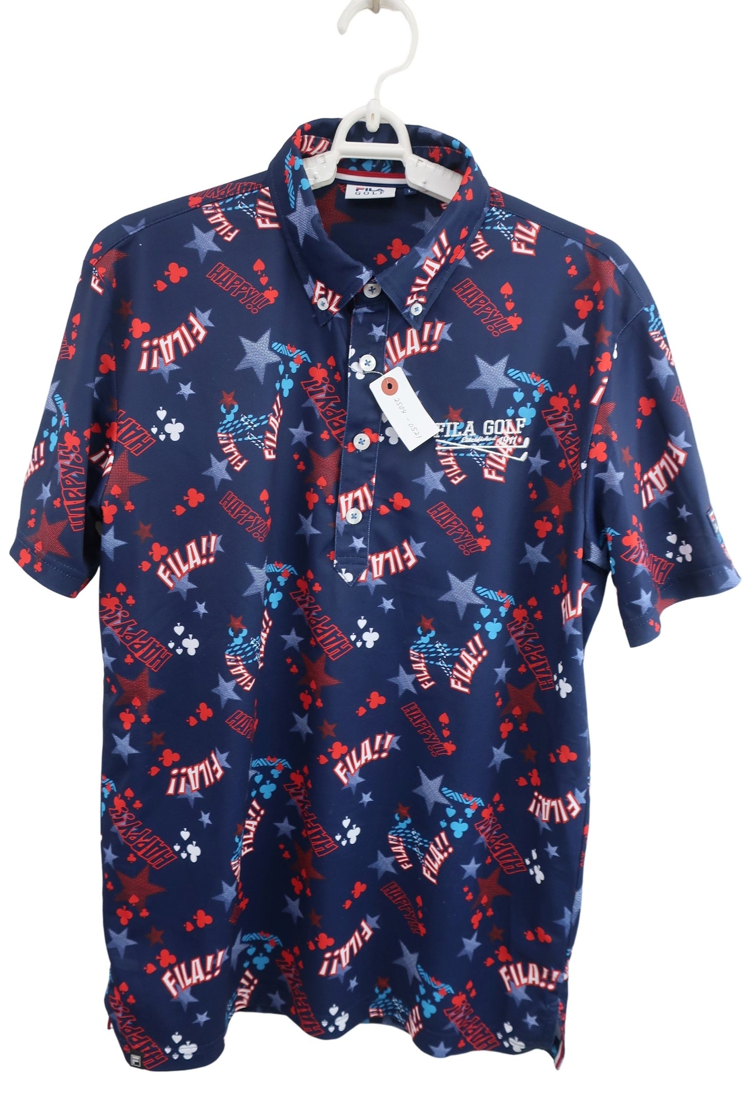 FILA GOLF(フィラゴルフ) ポロシャツ ネイビー メンズ L A-1
