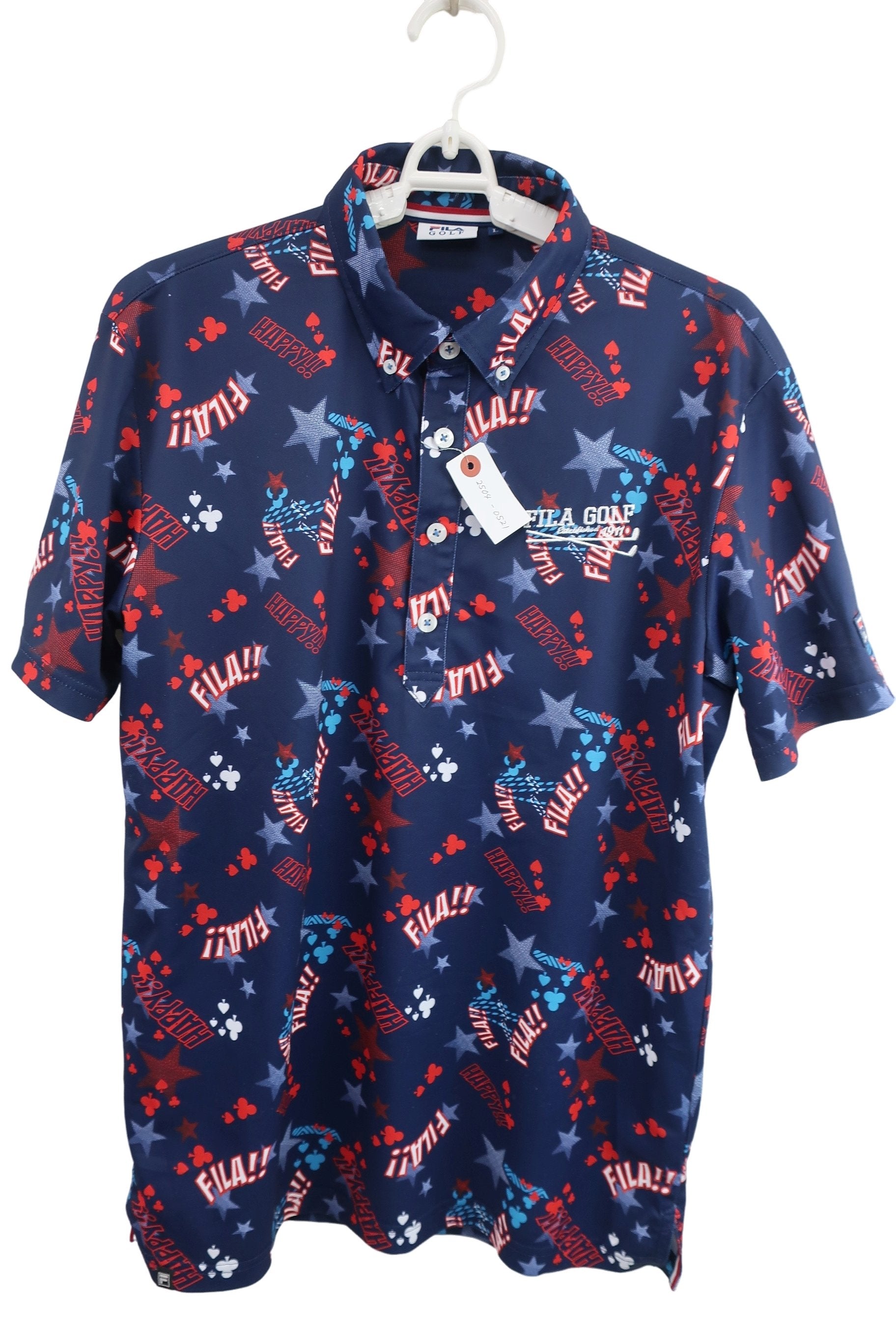 FILA GOLF(フィラゴルフ) ポロシャツ ネイビー メンズ L A-1