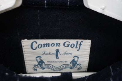 COMON GOLF(コモンゴルフ) 長袖ポロシャツ ネイビー メンズ L A-4