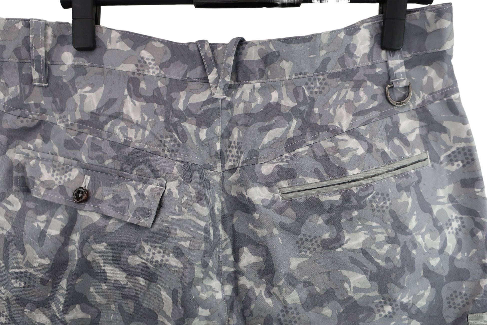 PUMA GOLF(プーマゴルフ) ハーフパンツ グレー総柄 メンズ XL A-6