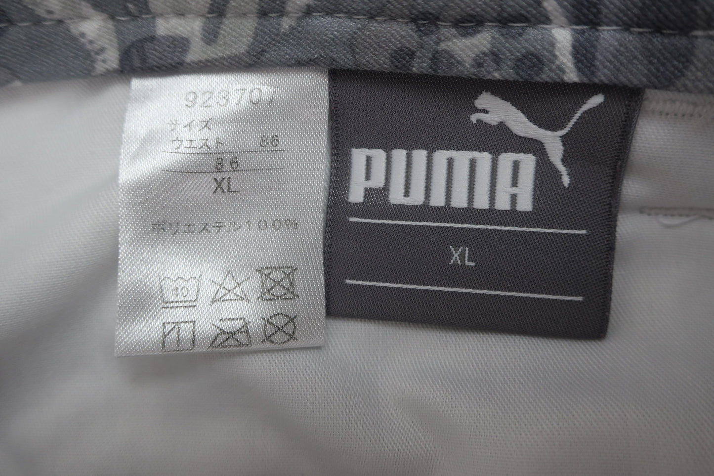 PUMA GOLF(プーマゴルフ) ハーフパンツ グレー総柄 メンズ XL A-9