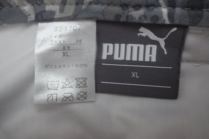 PUMA GOLF(プーマゴルフ) ハーフパンツ グレー総柄 メンズ XL A-9