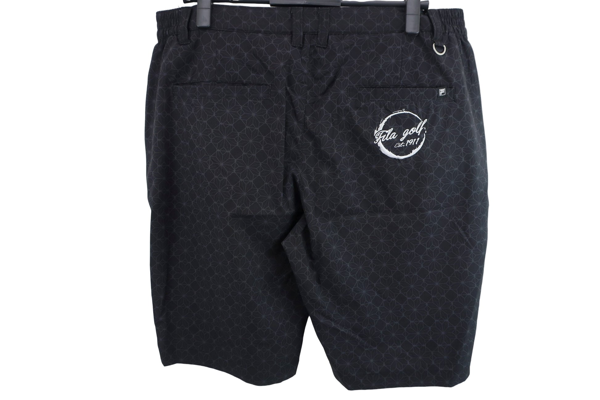 FILA GOLF(フィラゴルフ) ハーフパンツ 黒総柄 メンズ LL A-4
