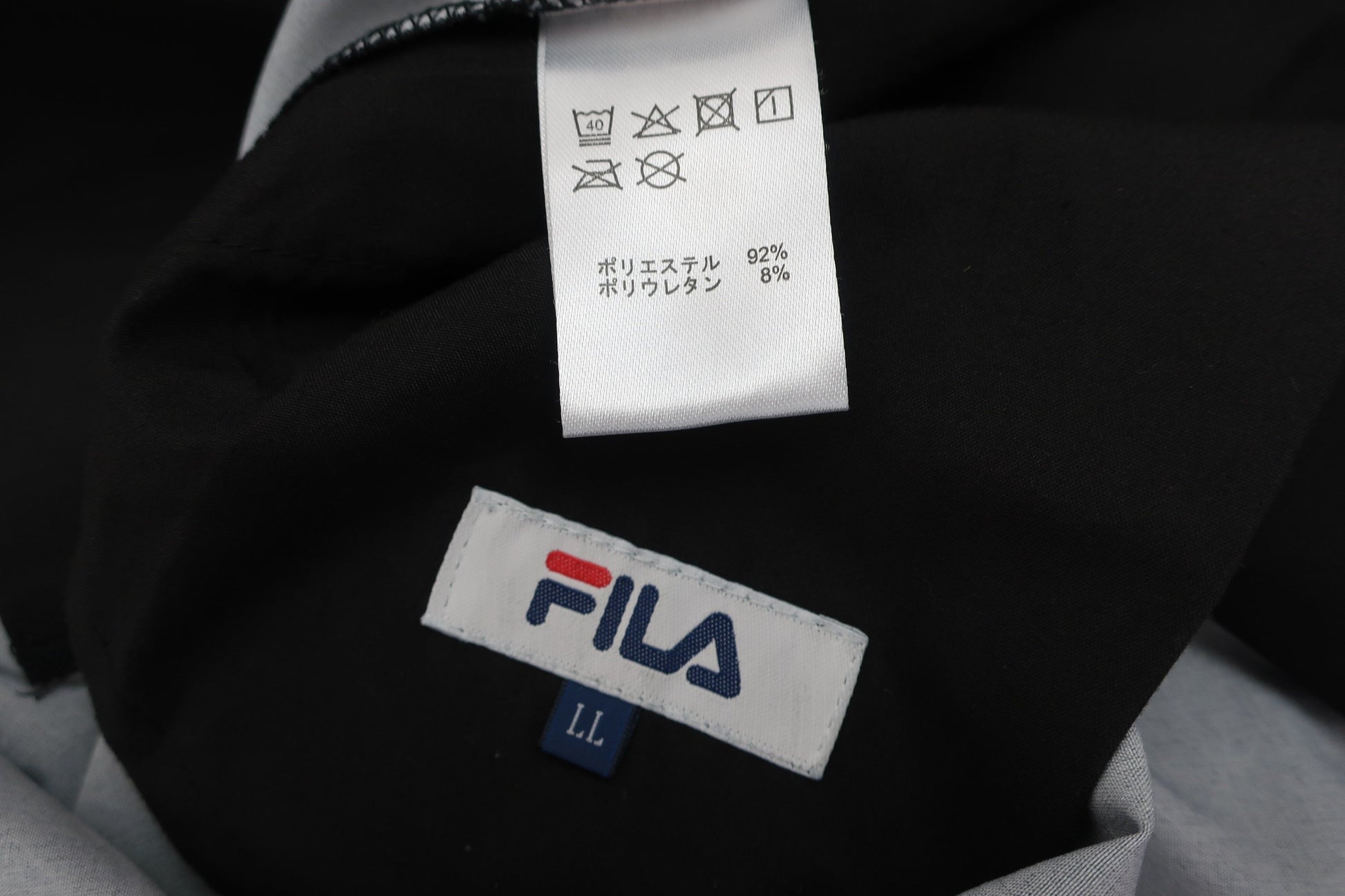 FILA GOLF(フィラゴルフ) ハーフパンツ 黒総柄 メンズ LL A-8