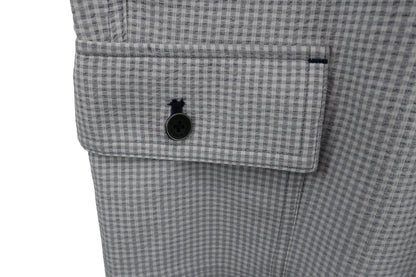 le coq sportif(ルコックスポルティフ) ハーフパンツ 白グレーチェック メンズ 88 A-3