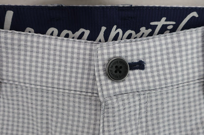 le coq sportif(ルコックスポルティフ) ハーフパンツ 白グレーチェック メンズ 88 A-4