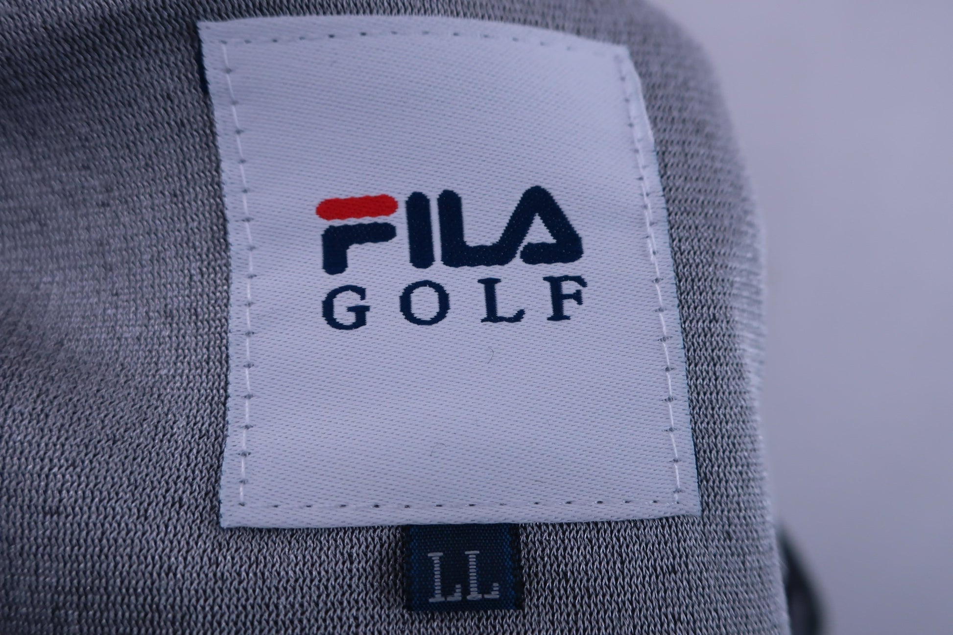 FILA GOLF(フィラゴルフ) ナイロンパンツ グレー総柄 メンズ LL N-7
