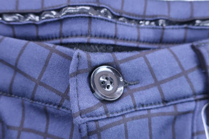 COMON GOLF(コモンゴルフ) パンツ 青紫チェック メンズ XL N-3