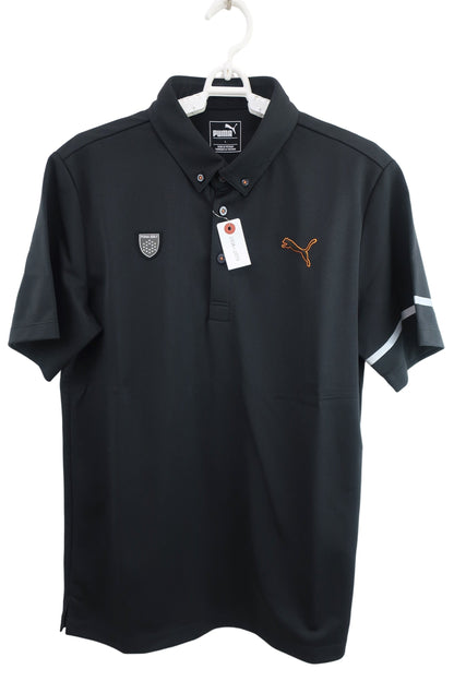 PUMA GOLF(プーマゴルフ) ポロシャツ 黒 メンズ L A-1