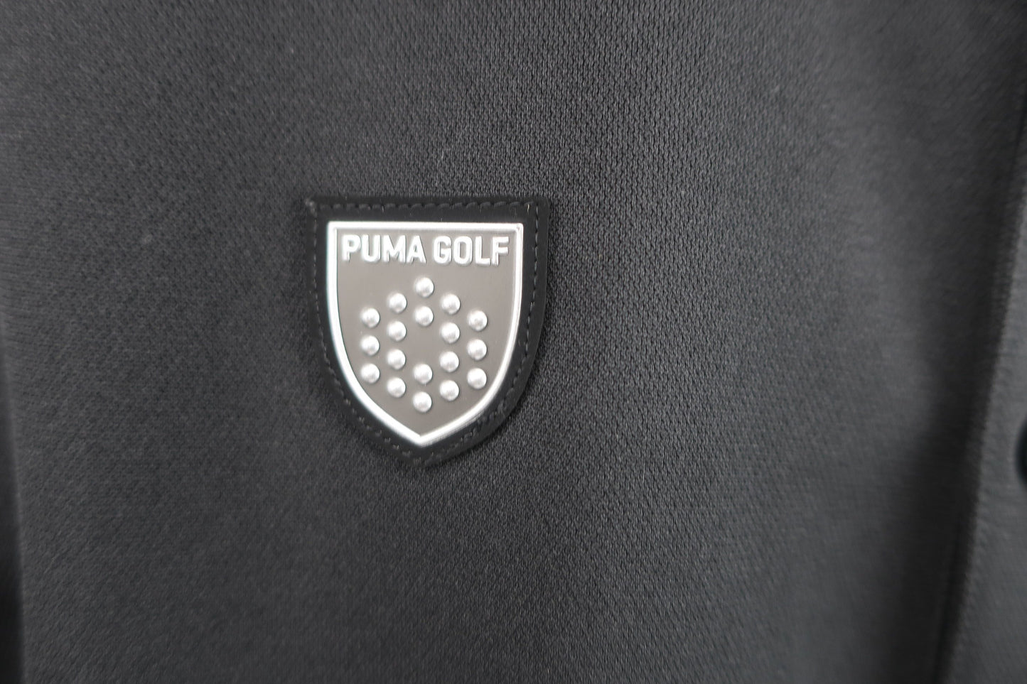 PUMA GOLF(プーマゴルフ) ポロシャツ 黒 メンズ L A-3