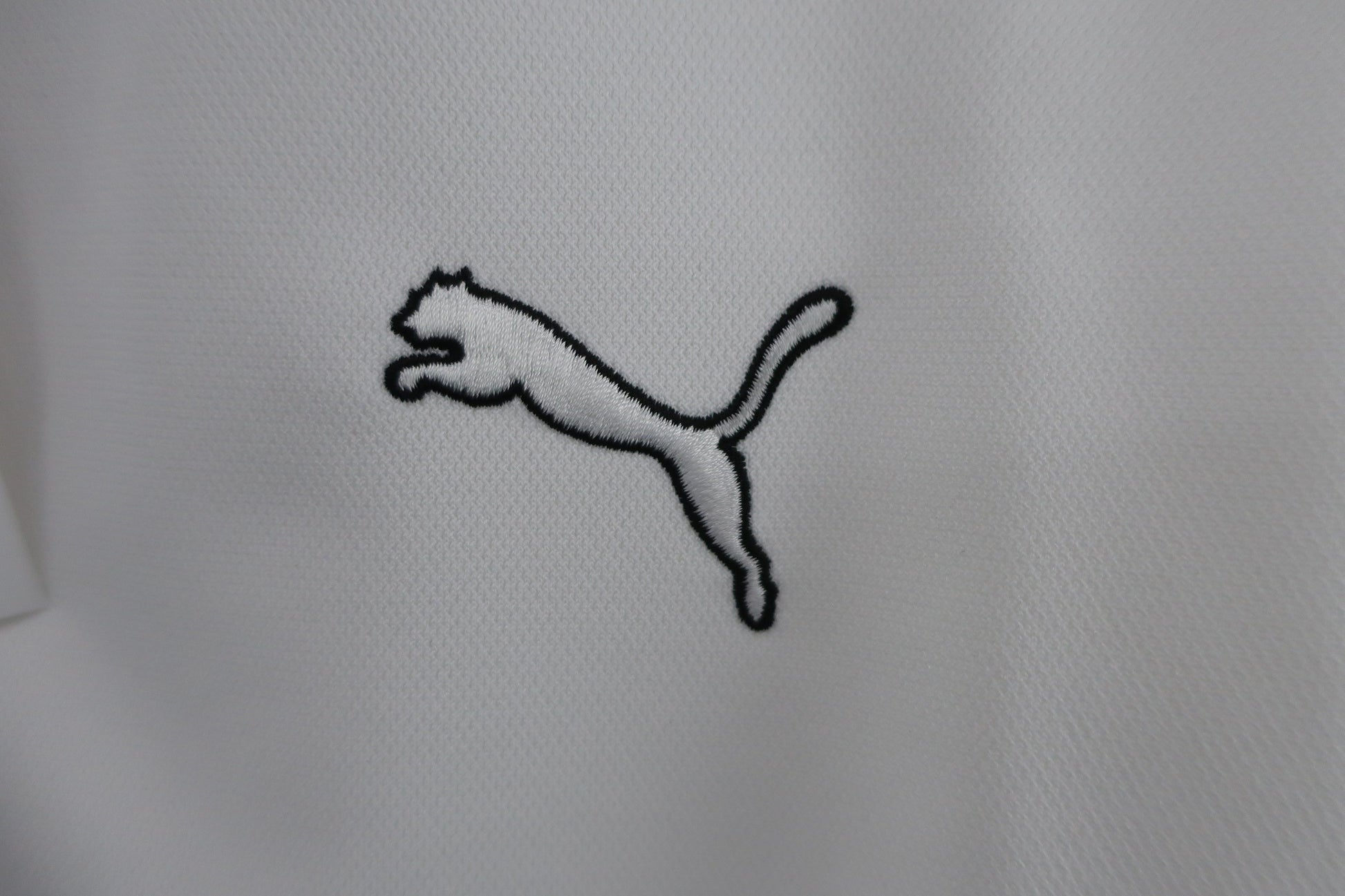 PUMA GOLF(プーマゴルフ) ポロシャツ 白黒 メンズ XL A-2