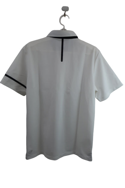 PUMA GOLF(プーマゴルフ) ポロシャツ 白黒 メンズ XL A-7