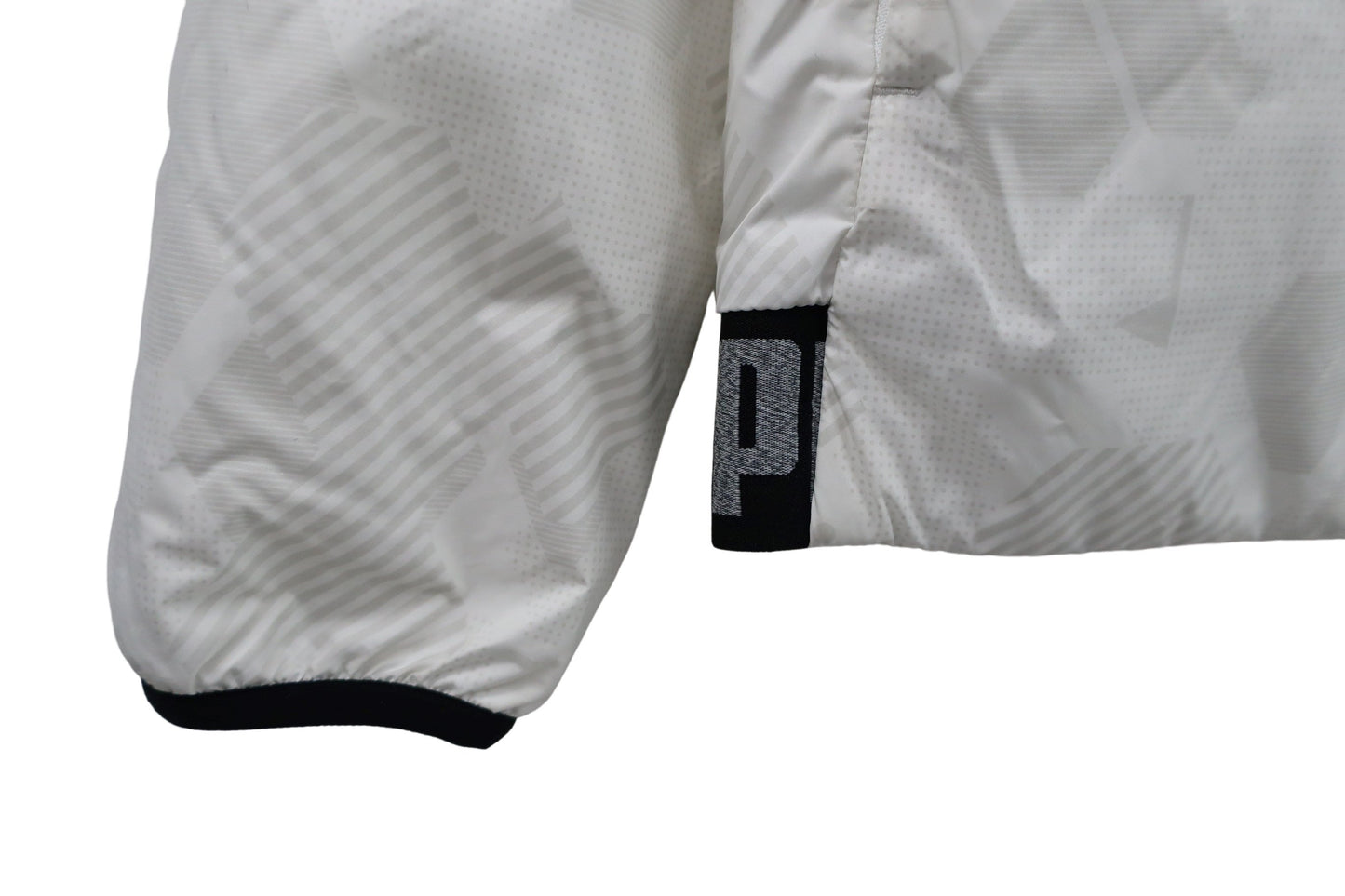 PUMA GOLF(プーマゴルフ) ナイロンブルゾン 白 メンズ L A-3