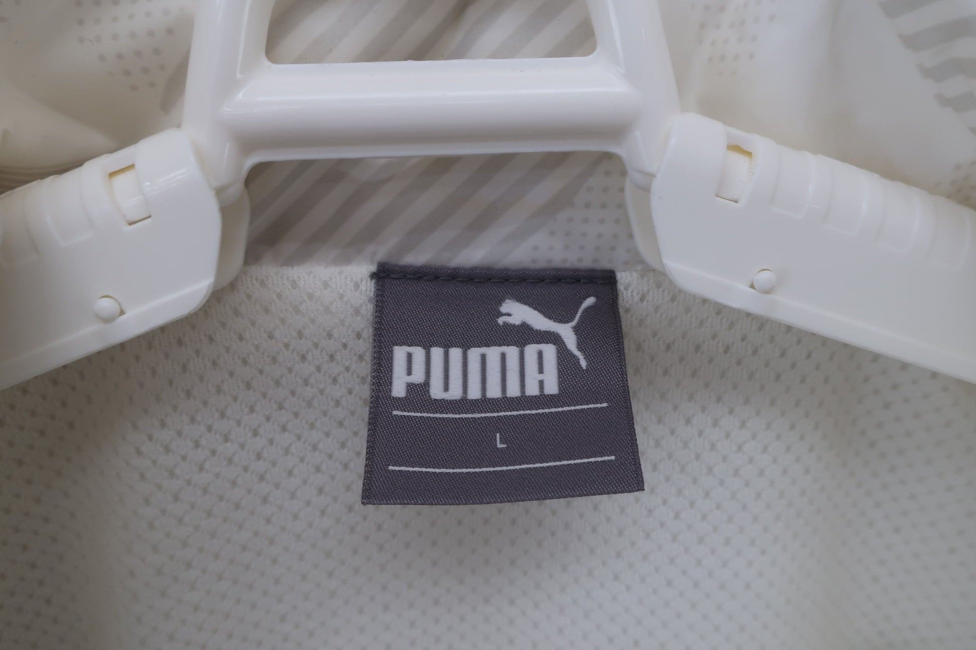 PUMA GOLF(プーマゴルフ) ナイロンブルゾン 白 メンズ L A-8