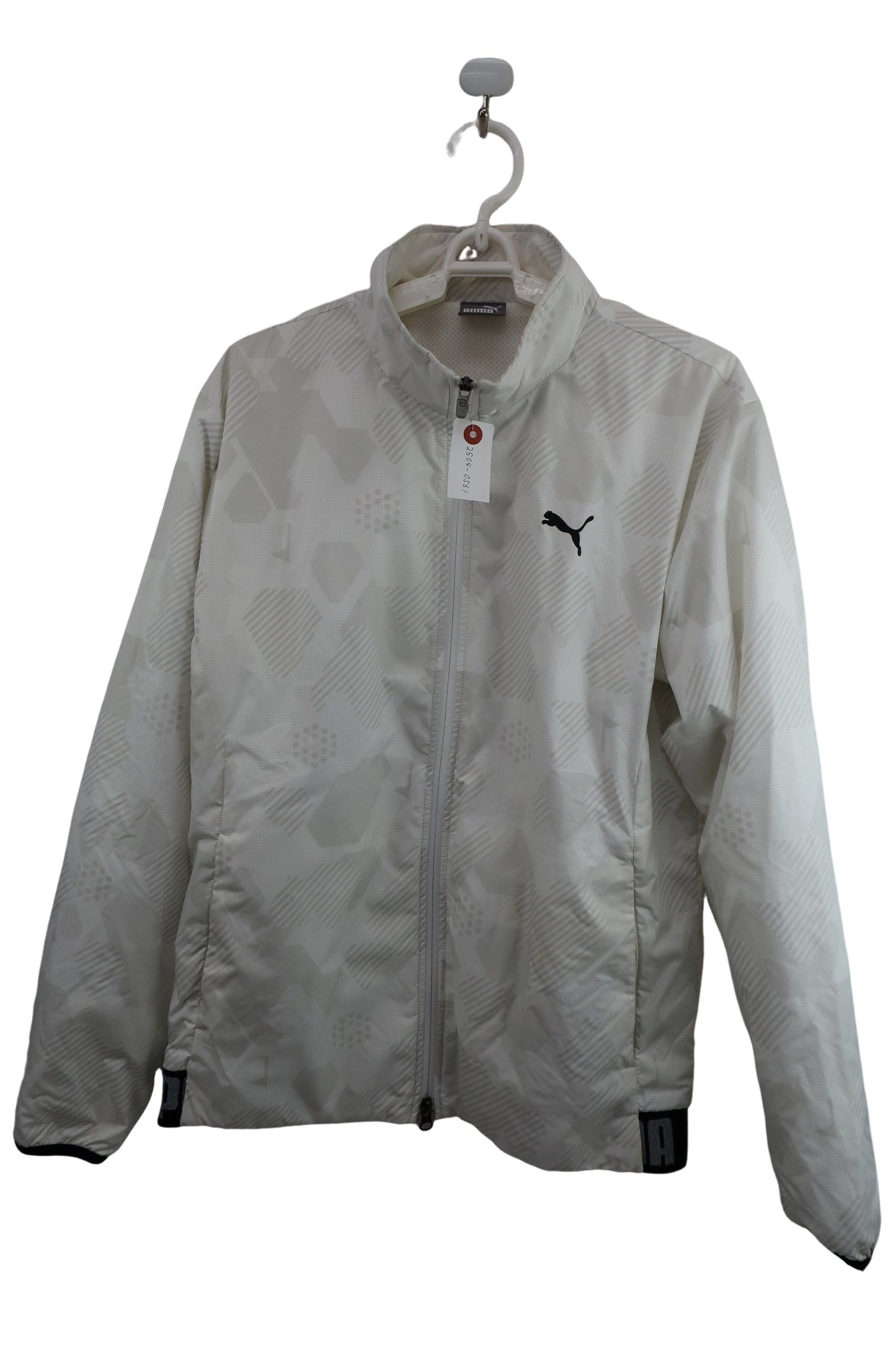 PUMA GOLF(プーマゴルフ) ナイロンブルゾン 白 メンズ L A-1