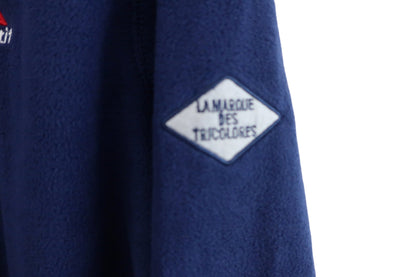 le coq sportif(ルコックスポルティフ) ハーフジップフリースジャケット ネイビー メンズ XL N-3